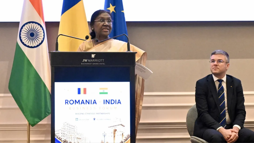 President Murmu invites Romanian companies to invest in India’s growth story