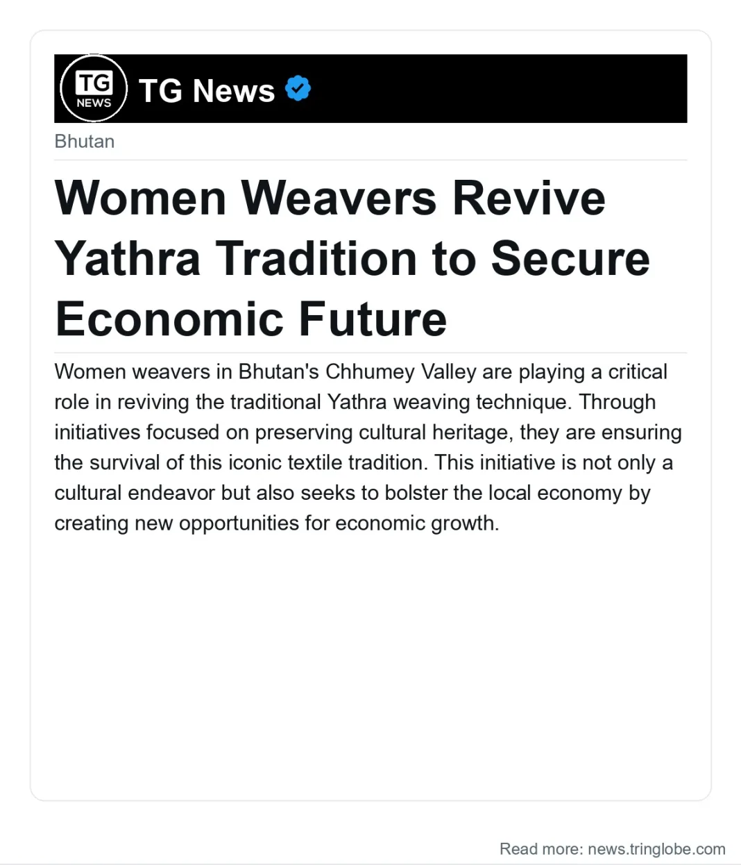 Women Weavers Revive Yathra Tradition to Secure Economic Future