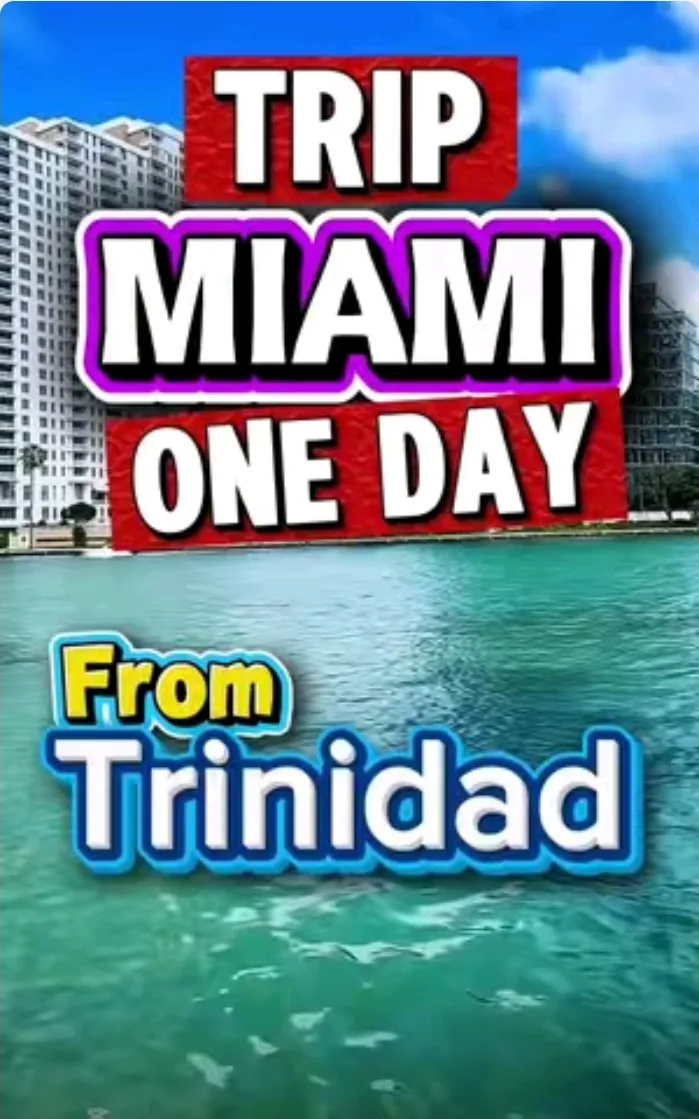 TikTok Creator Claims Same-Day Miami Trip Possible for Under TT$1,000 Each Way