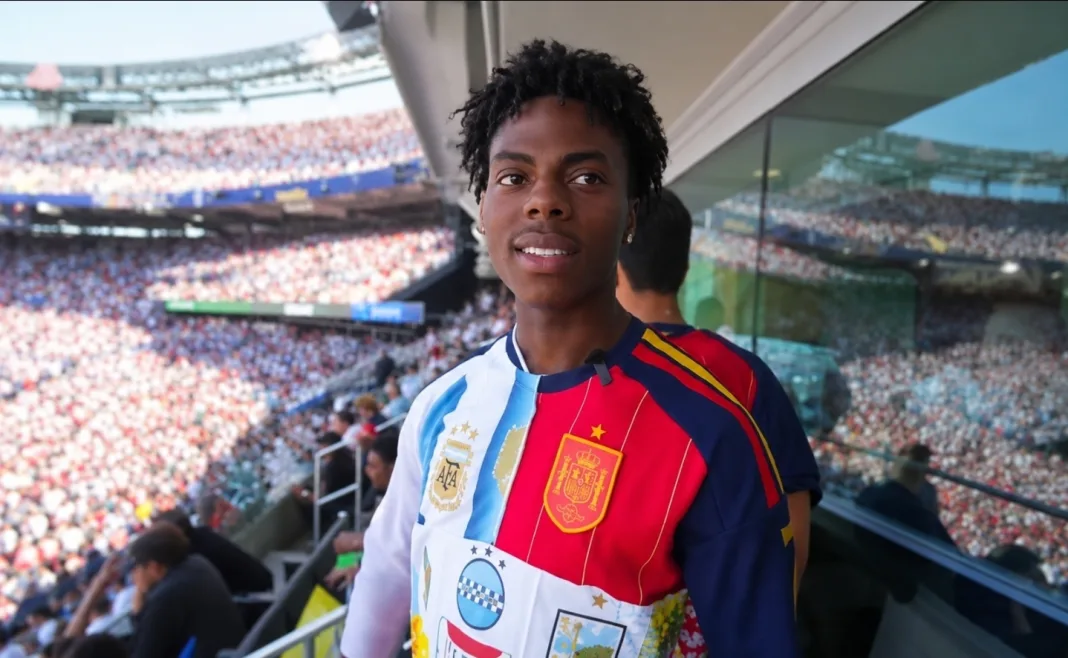 IShowSpeed Backs Both Spain and Argentina During FIFA Final with Unique Split Jersey