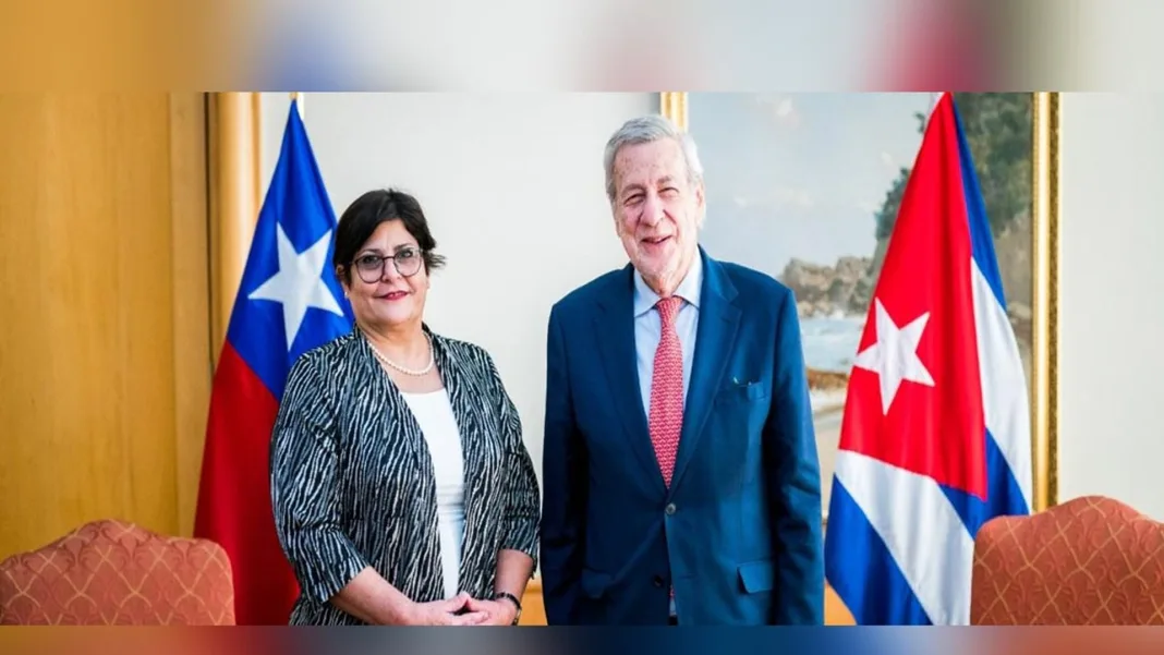 New Chilean Ambassador to Cuba Meets Cuban Vice Foreign Minister