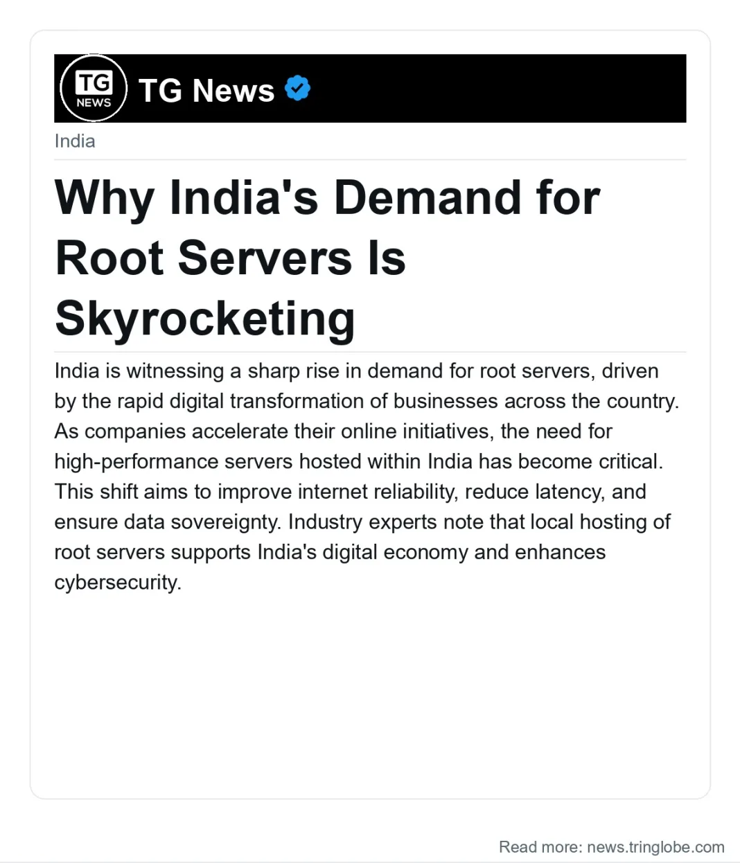 Why India’s Demand for Root Servers Is Skyrocketing