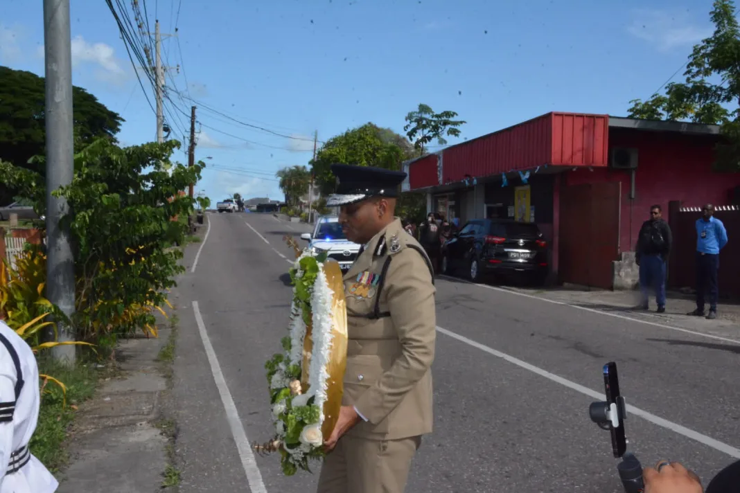 Commissioner Guevarro Honors Slain Officer at Coup Anniversary Ceremony