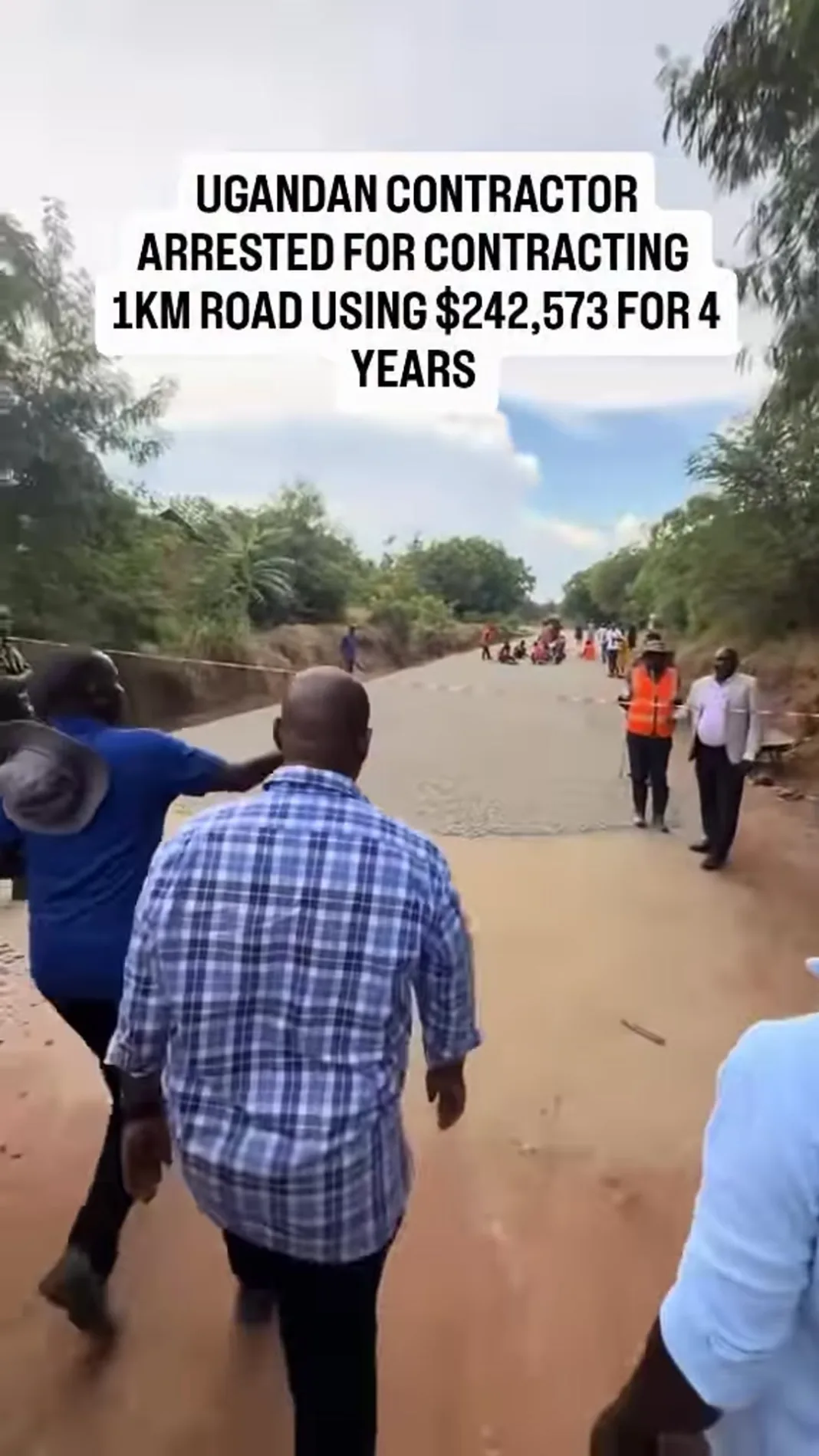 Ugandan Contractor Arrested Over Long-Delayed Road Project