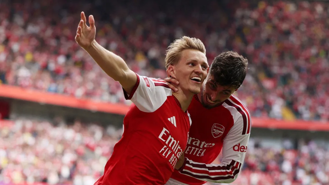 Arsenal beat Man City 3-0 to win Community Shield