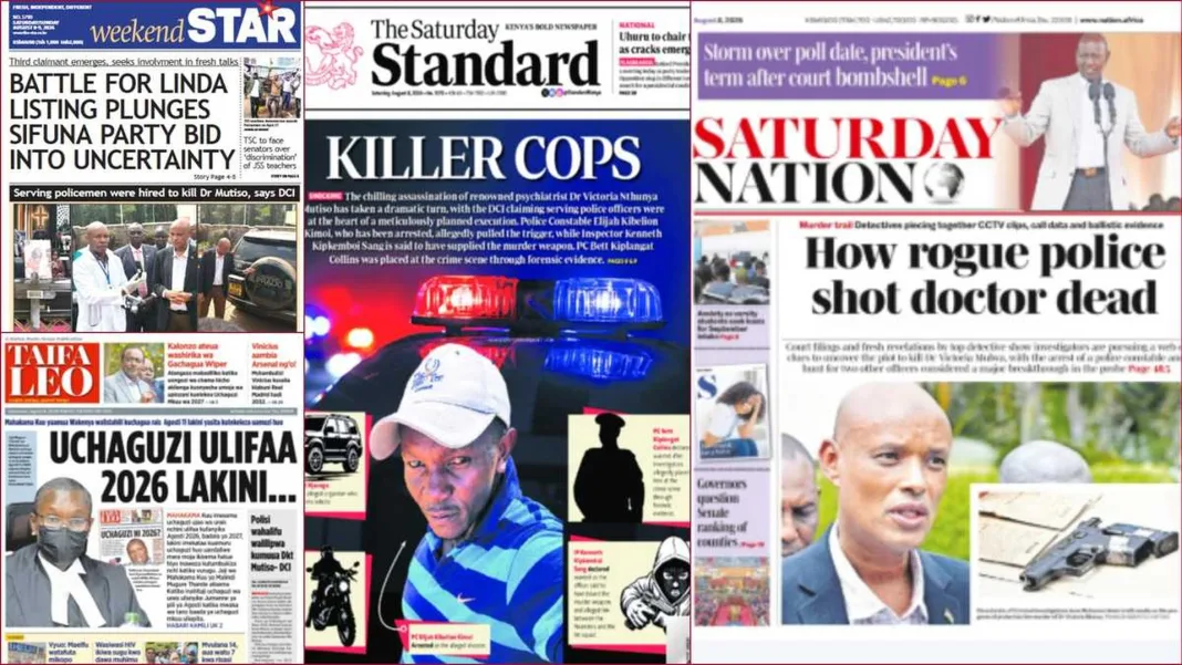 Kenya newspapers, August 8: Uhuru Kenyatta convenes another meeting amid ‘crisis’ in opposition