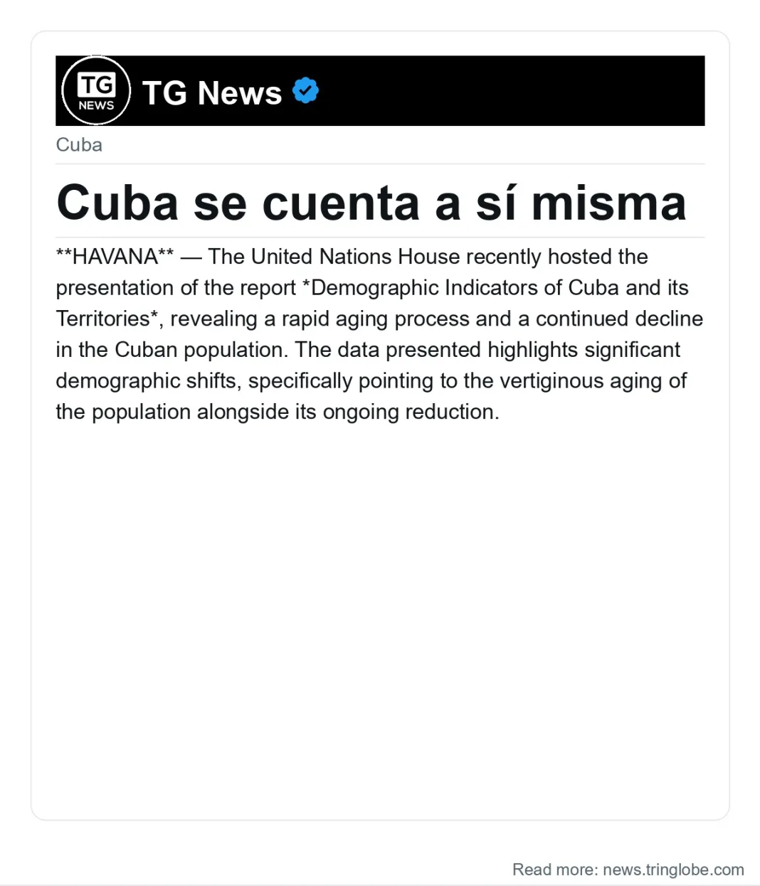 Cuba se cuenta a sí misma