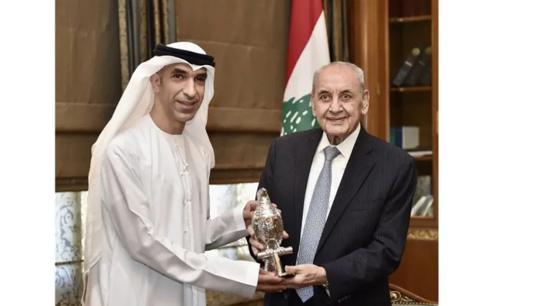 [Lebanon’s Speaker Berri Meets UAE Trade Minister to Boost Investment Cooperation