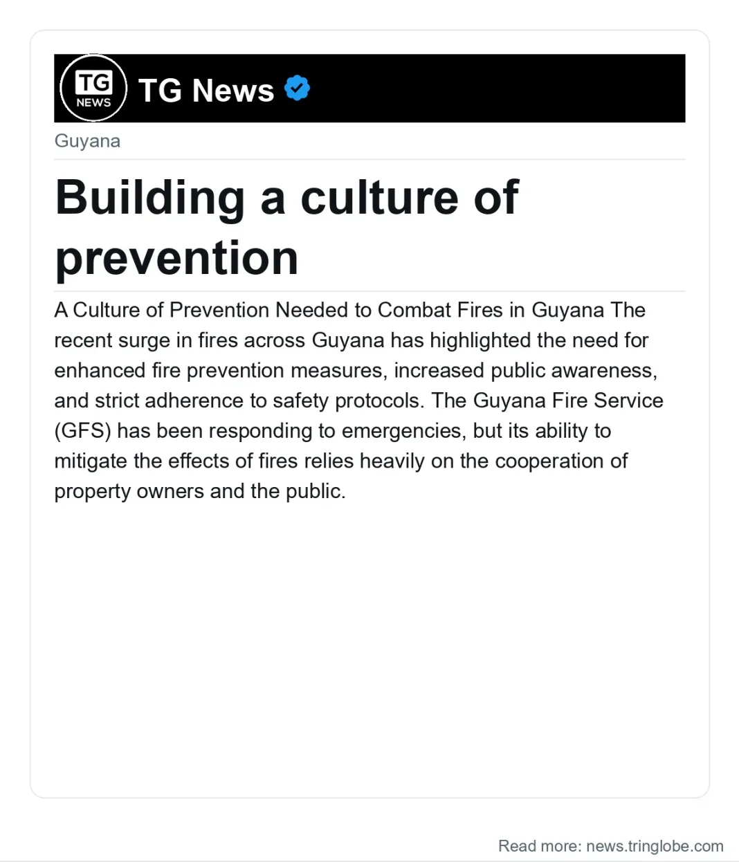 Building a culture of prevention