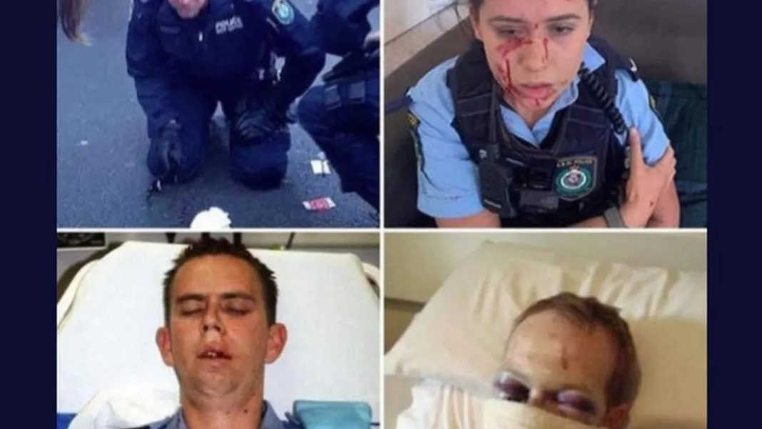 Injured officer discharged from hospital