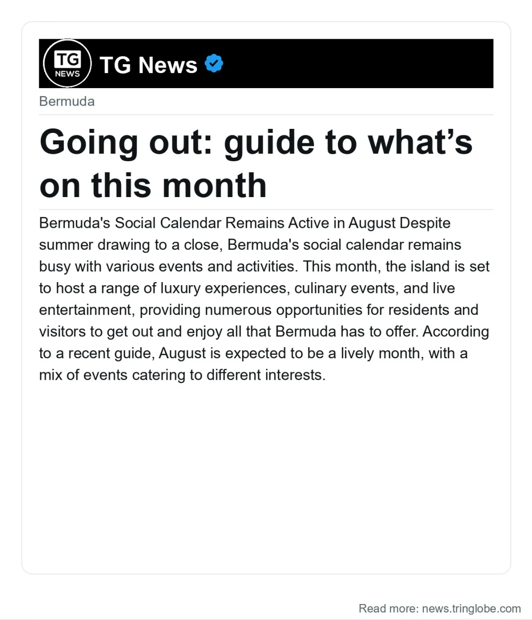 Going out: guide to what’s on this month