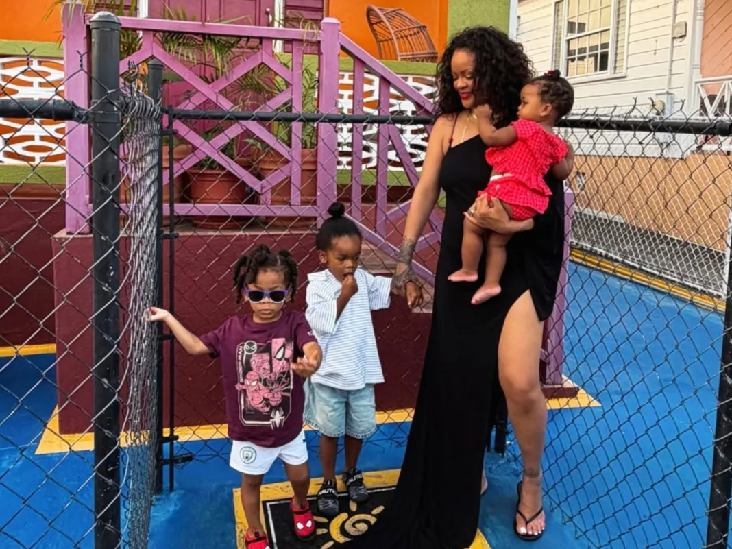 Rihanna Brings Her Three Children Back Home to Rihanna Drive