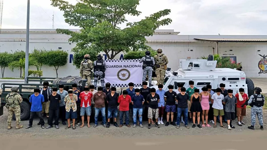 Operativo militar en Sinaloa culmina con 28 detenidos del Cártel del Pacífico