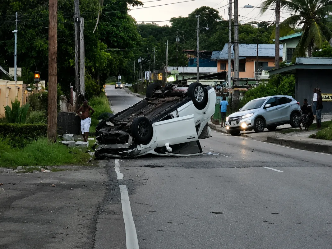 Vehicle Overturns in Siparia: Authorities Investigate Cause and Potential Injuries