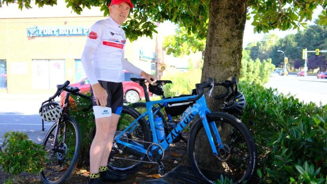 ‘Community lightens any burden’: Parkinson’s cycling tour sets off from Victoria