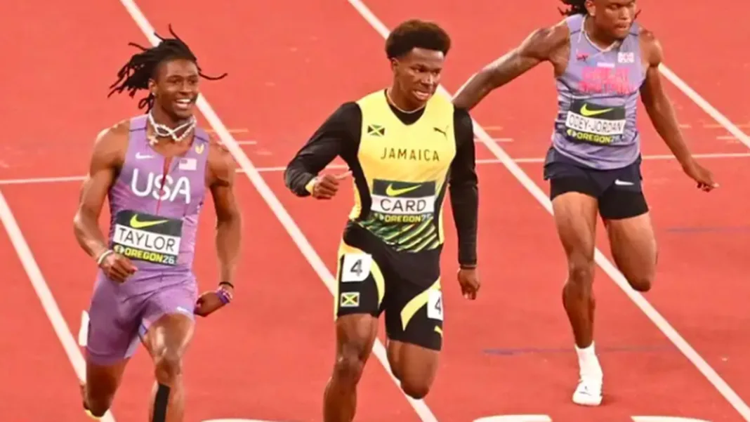 Jamaica’s Card and Douglas claim silver in 100m at World U20 Championships