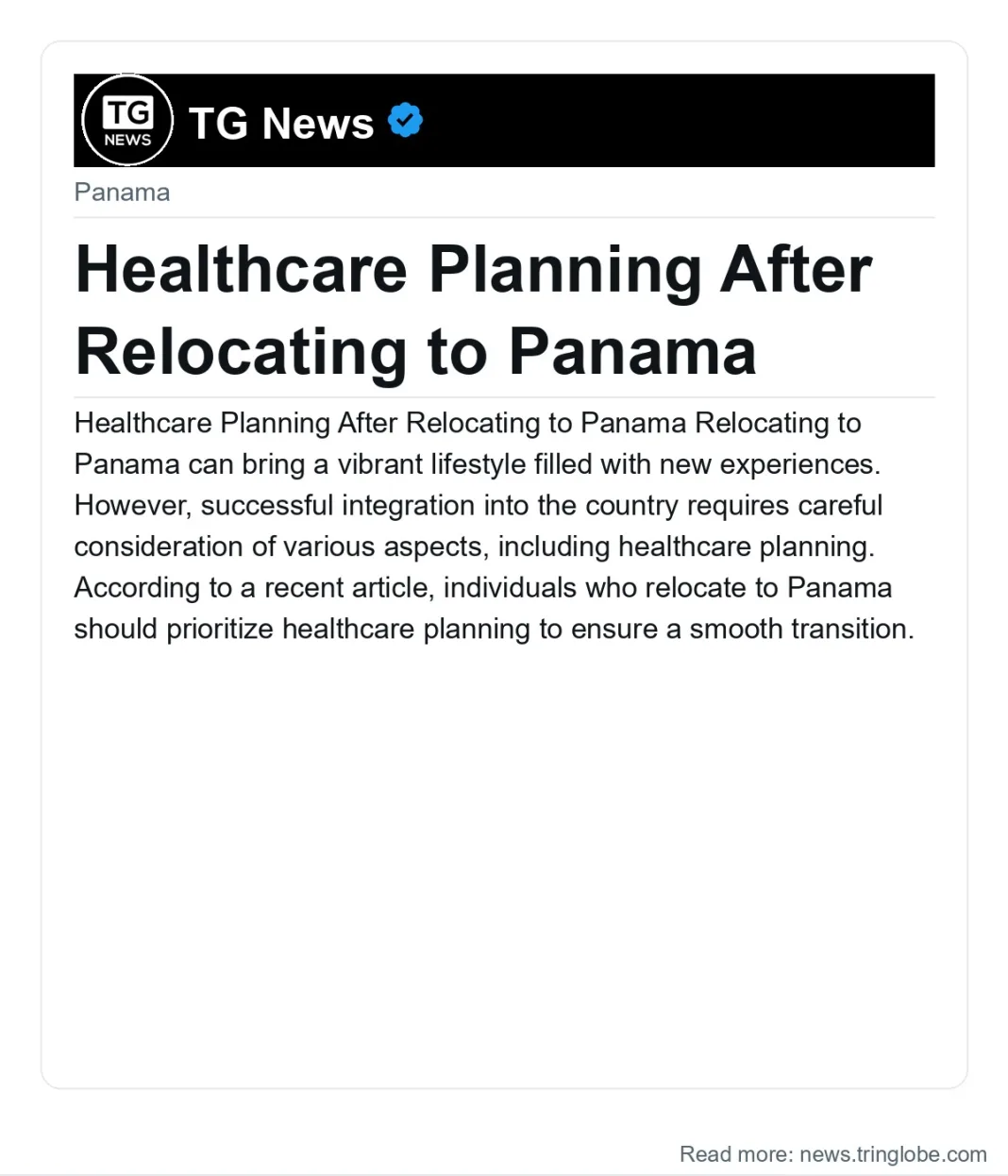 Healthcare Planning After Relocating to Panama