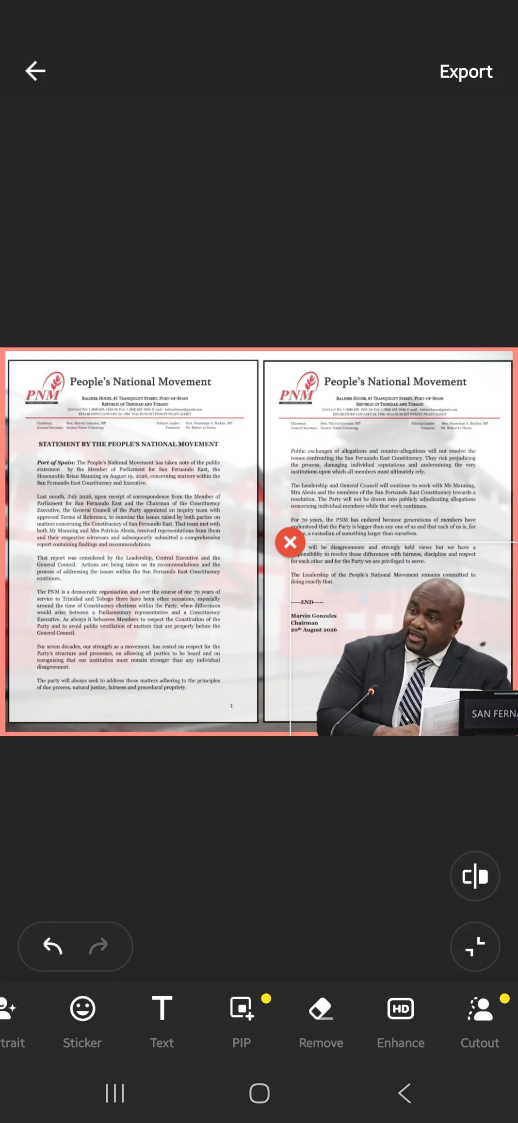 PNM Responds To Manning Dispute, Urges Respect For Internal Processes