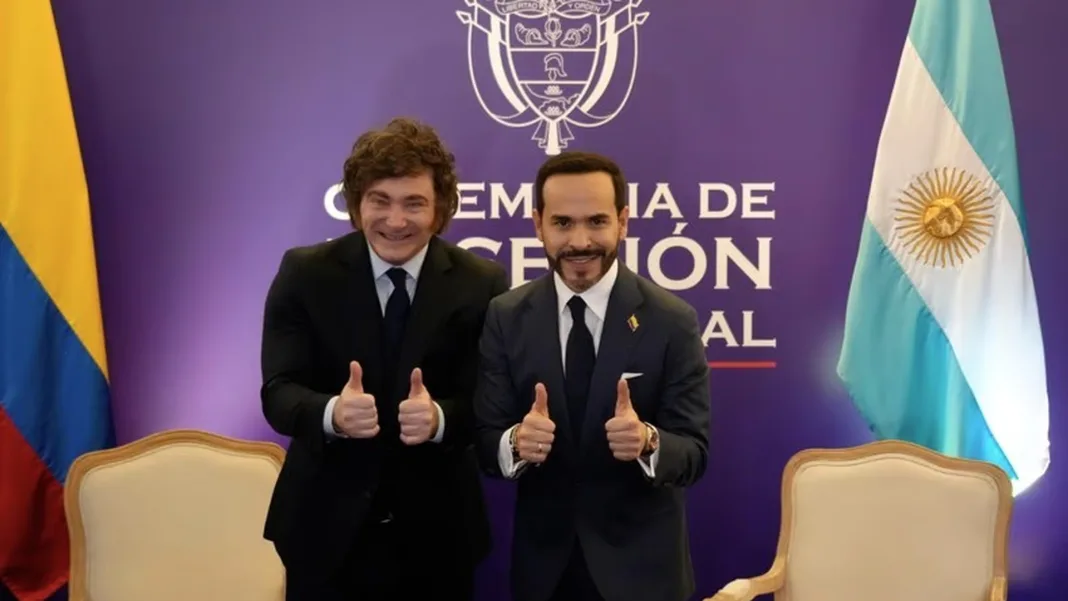 Milei se reunió en Colombia con Abelardo de la Espriella antes de su asunción presidencial