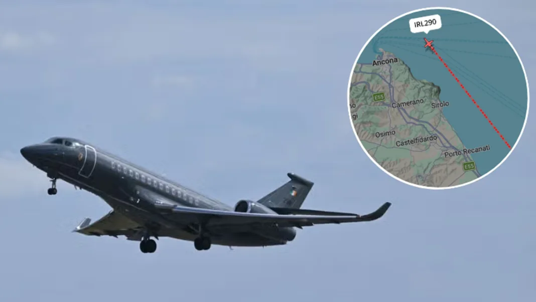 Daniel Kinahan LIVE flight tracker as government jet brings alleged mob boss home