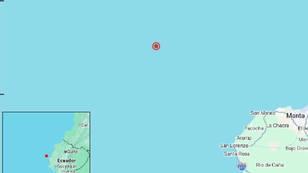 Un temblor se registró en la Costa de Ecuador este martes 11 de agosto