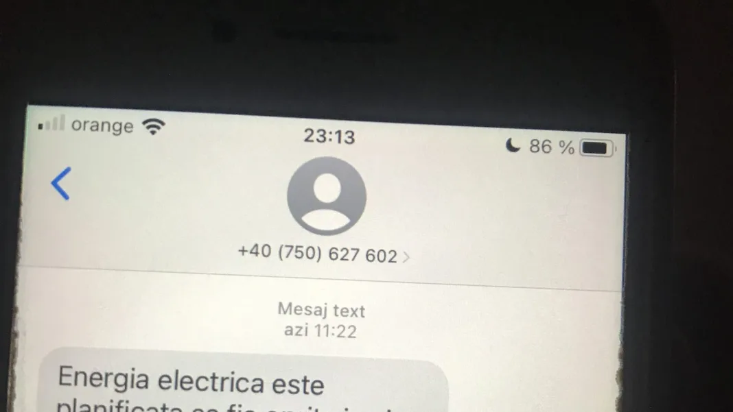 Mesaje false transmise în numele E.ON Energie România
