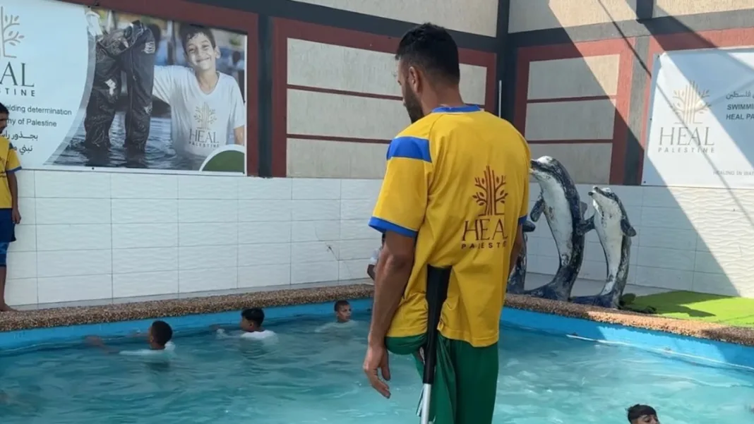 In Gaza, amputee children find confidence and hope in a swimming pool