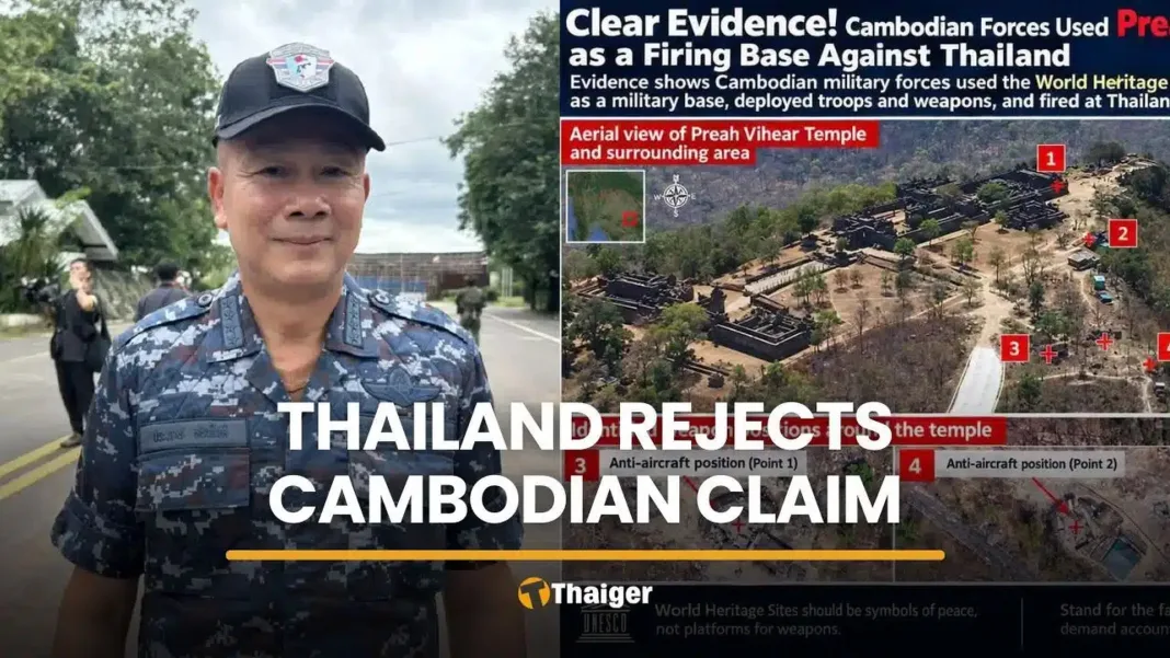 Thailand rejects Cambodian claims of seized border territory