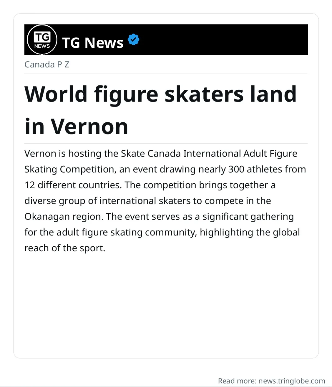 World figure skaters land in Vernon
