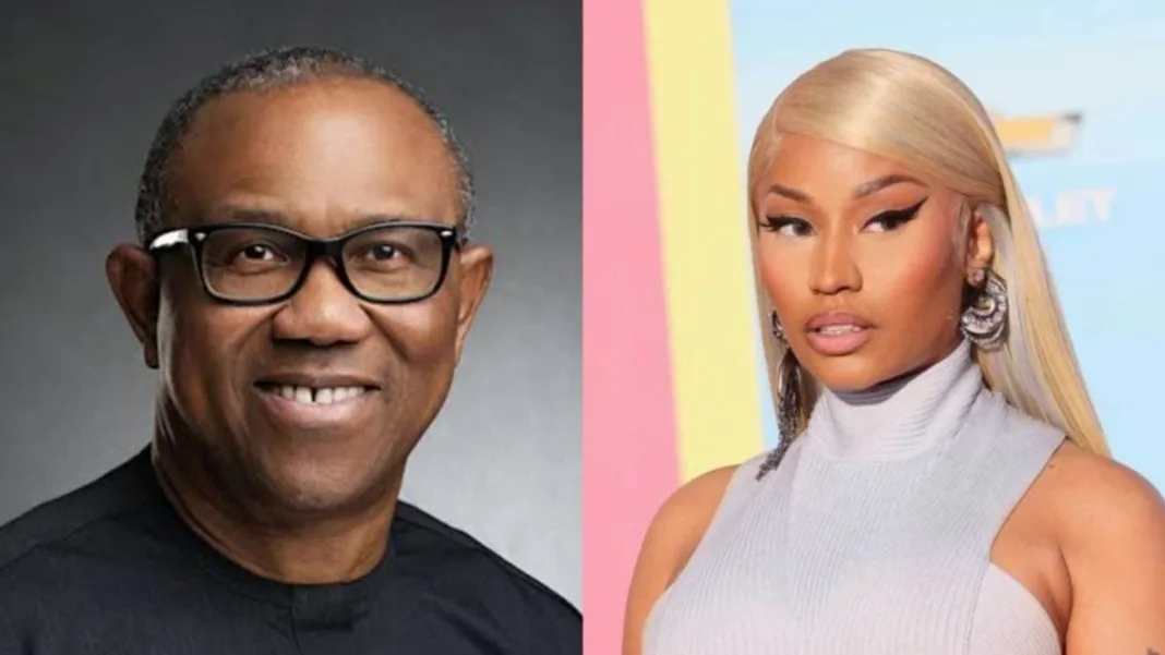 ‘Americans are watching’ — Nicki Minaj’s repost of Peter Obi’s post sparks debate