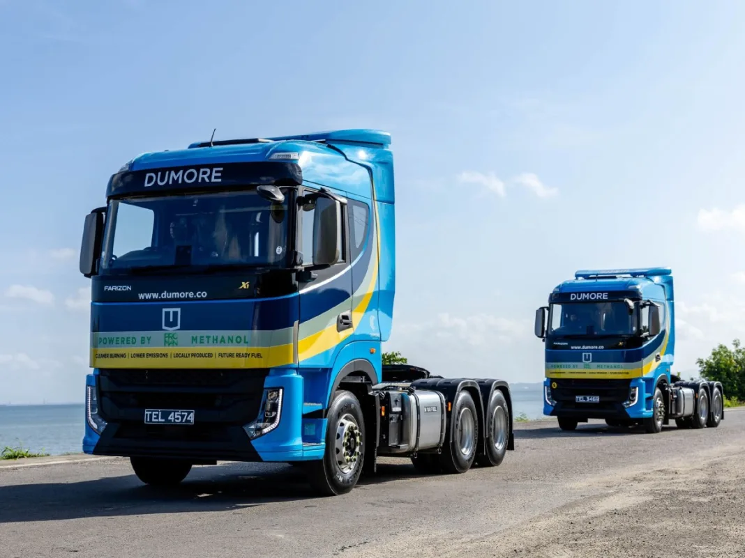 Four trucks begin Trinidad pilot using locally produced methanol fuel