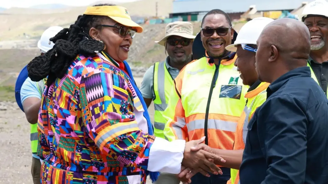 Majodina On Working Visit to Lesotho