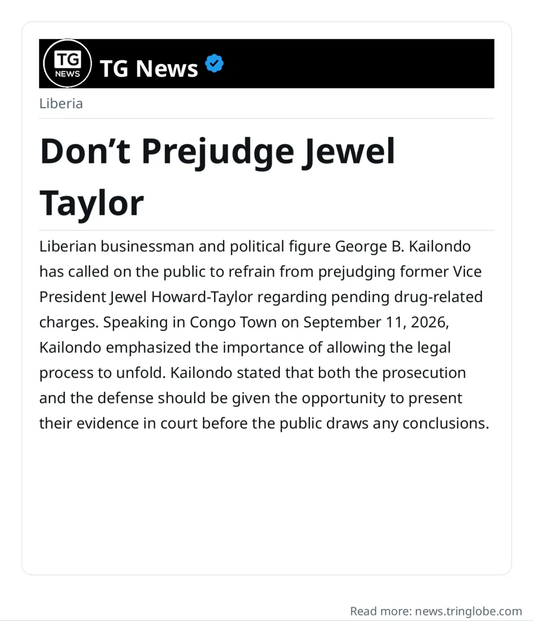 Don’t Prejudge Jewel Taylor