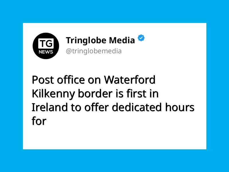 Post office on Waterford Kilkenny border is first in Ireland to offer dedicated hours for visitors with autism