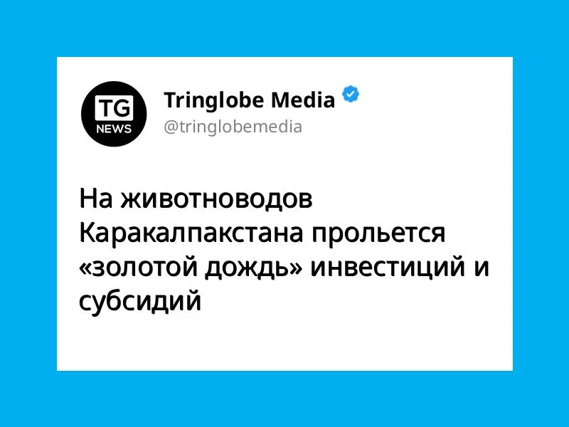 На животноводов Каракалпакстана прольется «золотой дождь» инвестиций и субсидий