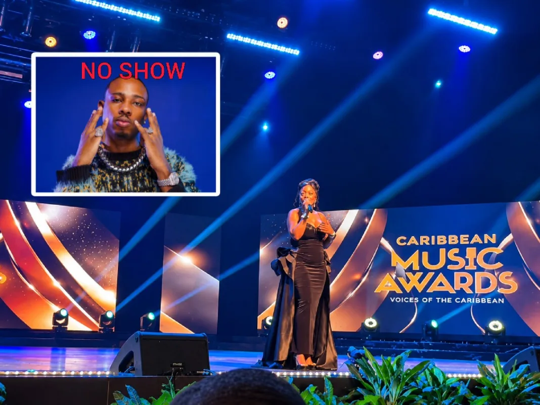 Anika Berry presents alone after 450 misses awards segment