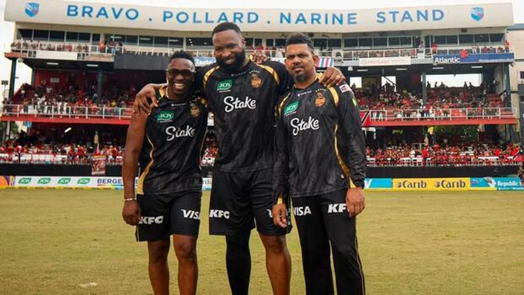 Trinidad: Queen’s Park Oval stand named in honour of legends Sunil Narine, Dwayne Bravo and Kieron Pollard