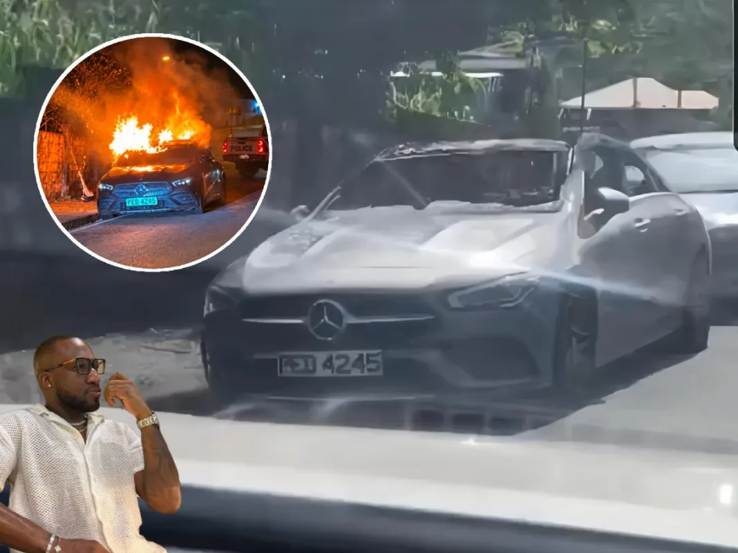 Firebombed vehicle reportedly linked to Yup Life executive behind FOC
