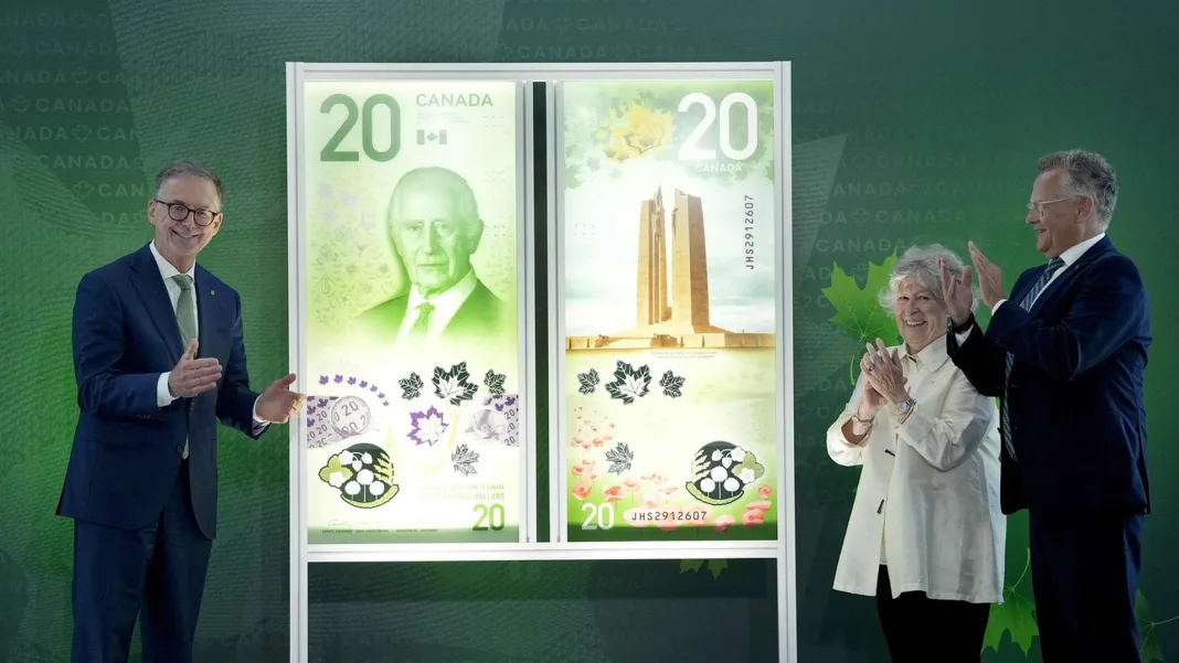 Bank of Canada unveils new $20 note, the first to feature King Charles
