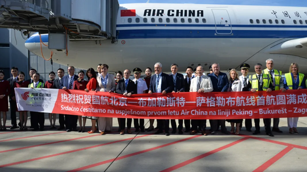 CROATIA-ZAGREB-BEIJING-BUCHAREST-ZAGREB-MAIDEN FLIGHT-SUCCESS