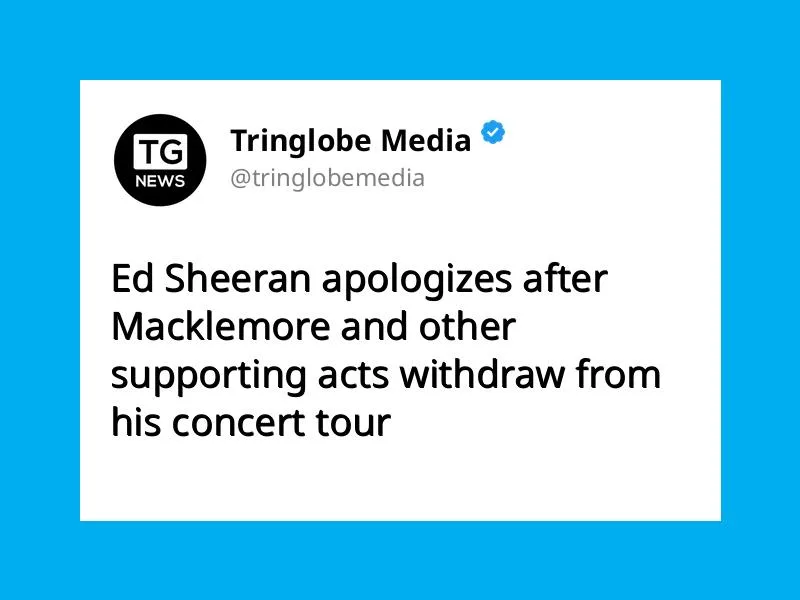 “Ik maak fouten en het spijt me enorm”: Ed Sheeran gaat door het stof na schrappen van voorprogramma Macklemore