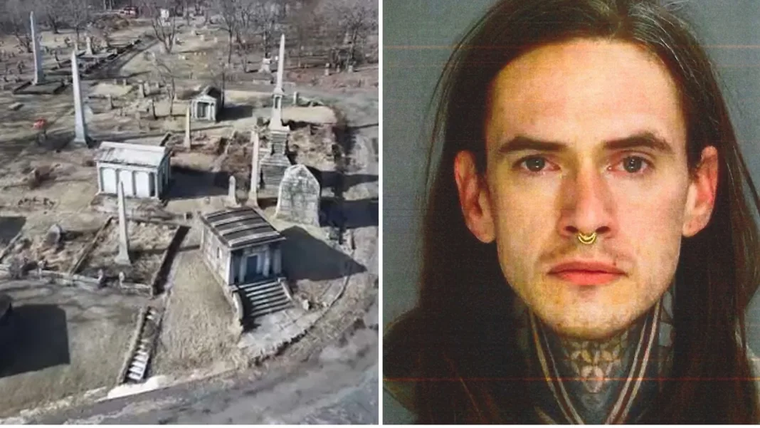 Graves desecrated, human remains stolen
