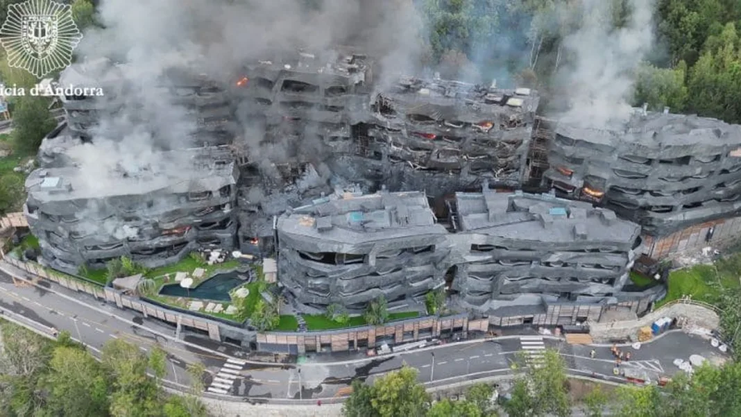 A fire has destroyed La Querola, Jean Nouvel’s €130 million architectural project in Andorra