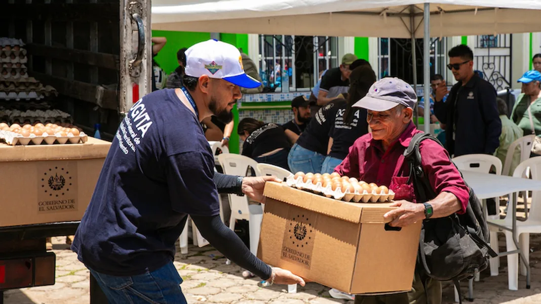 Más de 400 Familias agricultoras reciben canastas alimenticias en Nueva Concepción