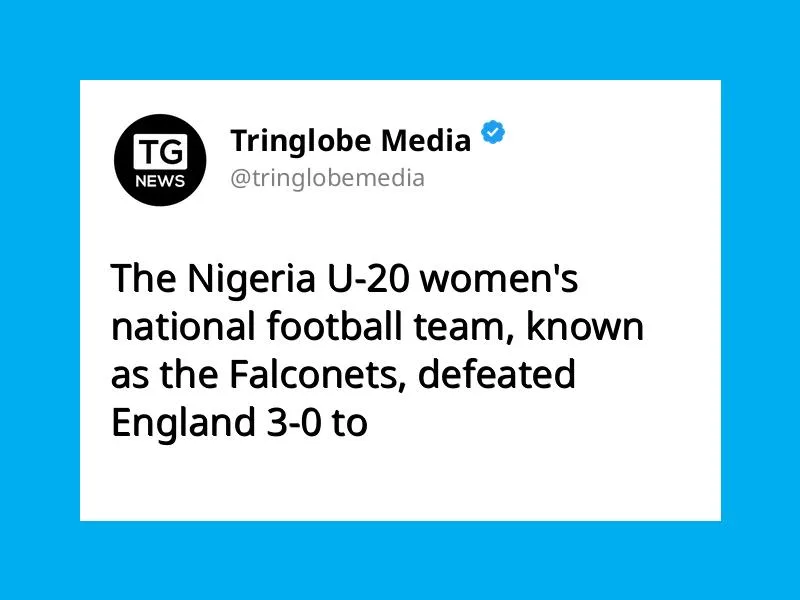 Falconets crush England 3-0, storm into World Cup quarter-finals