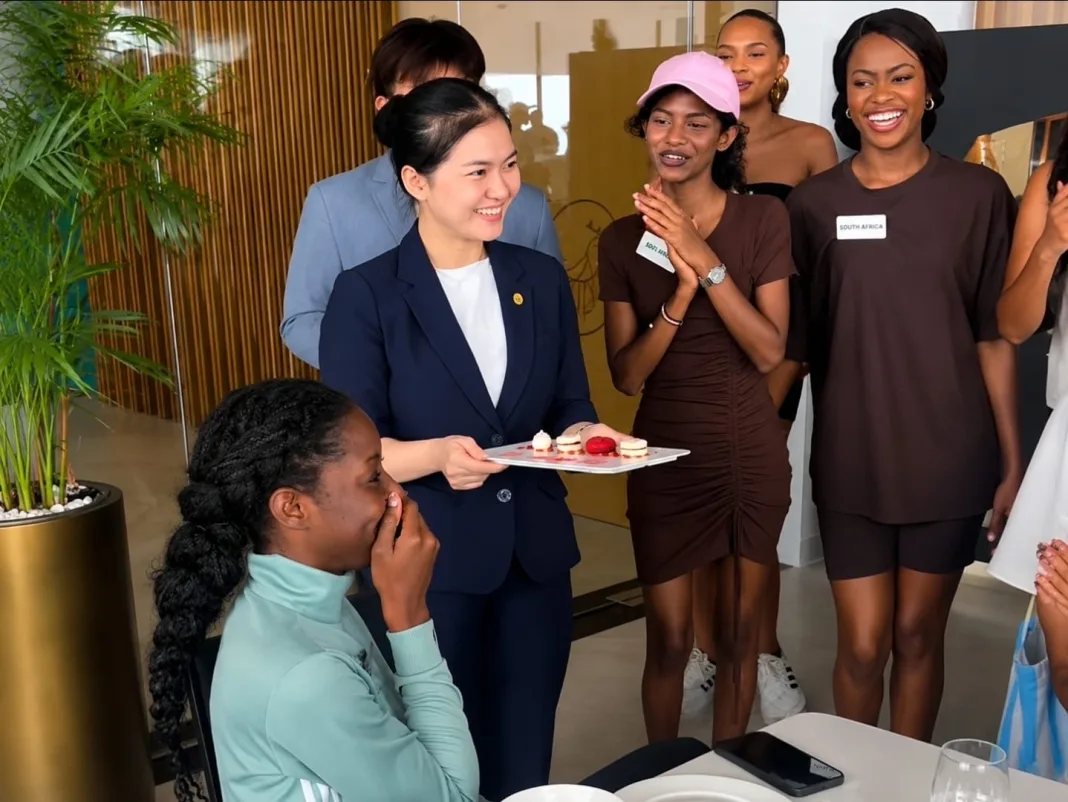 Georgia-Lee Gill Celebrates Birthday and Secures Top 40 Spot at Miss World in Vietnam