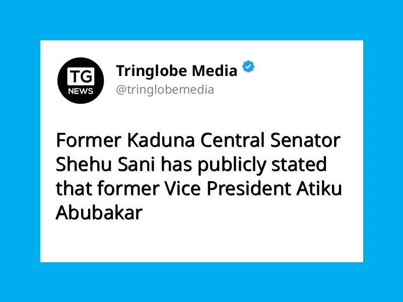 2027: Shehu Sani Says Atiku Should Not Contest, Backs Southern Candidates