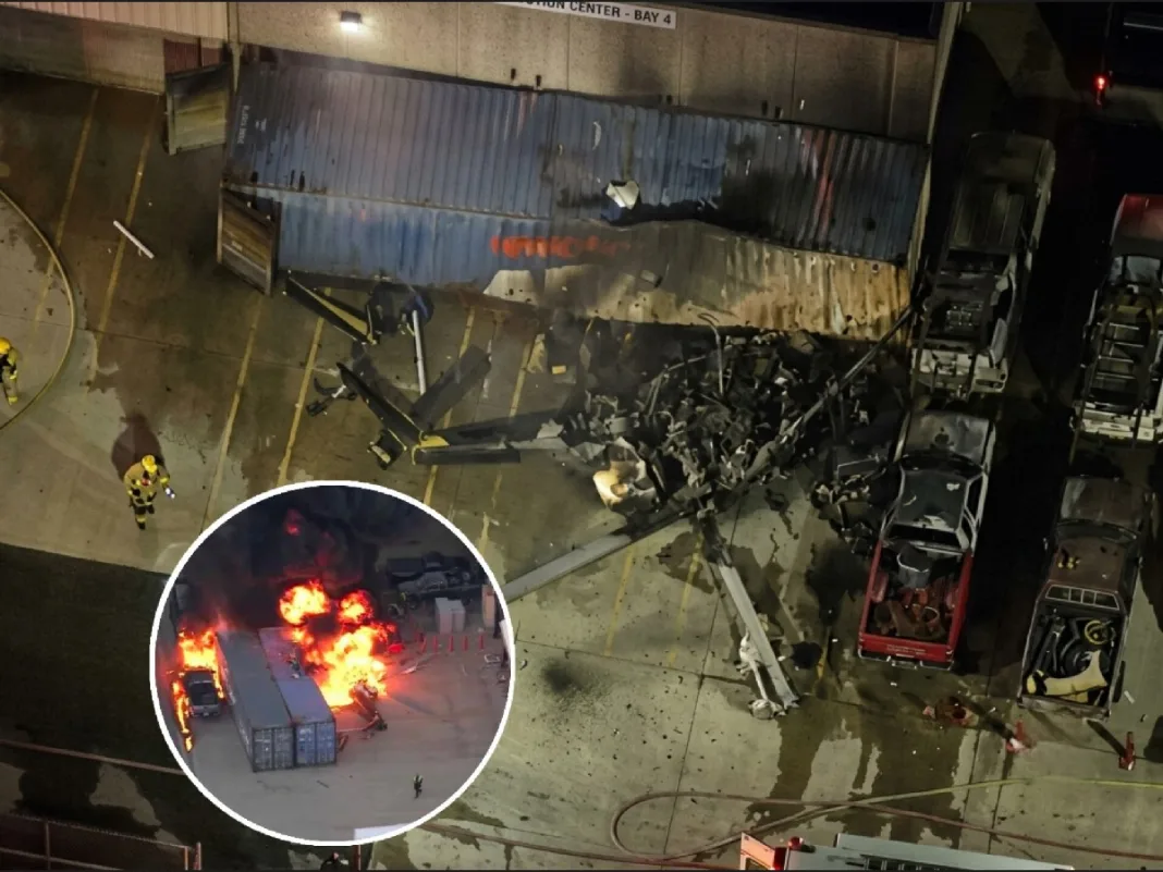 News Helicopter Crash In Los Angeles Leaves One Person Dead