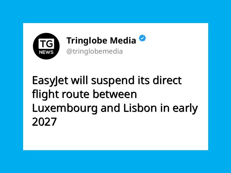 EasyJet to suspend Luxembourg–Lisbon flights for four weeks in early 2027