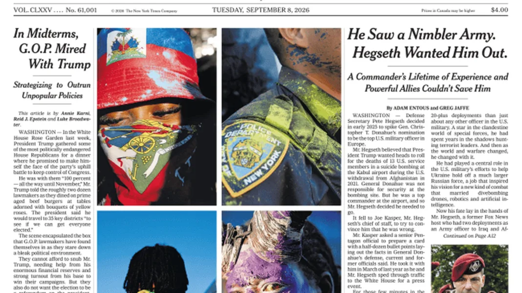 Daily news — Tuesday, September 8, 2026